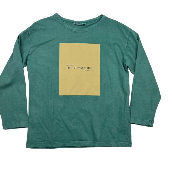 Zara Time To Workout Shirt - Picture 1 of 5